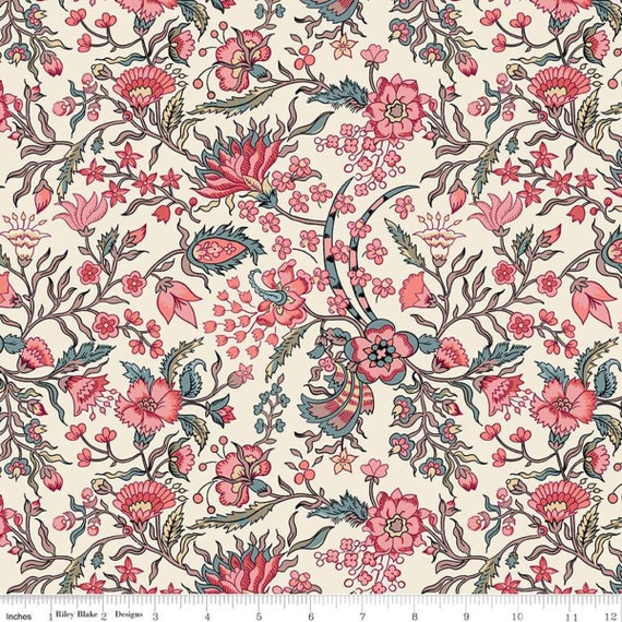 Jane Austen At Home Elizabeth for Riley Blake Designs...classic floral