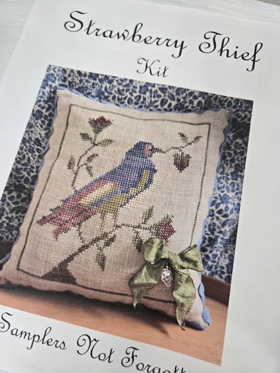 Strawberry Theif...Samplers Not forgotten...cross stitch kit