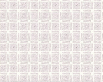 Circa: Purple Lacy Plaid Ivory 53953-1-1 by Whistler Studios for Windham Fabrics