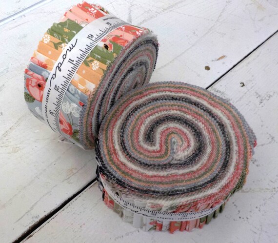 Country Rose jelly roll by Lella Boutique for Moda Fabrics