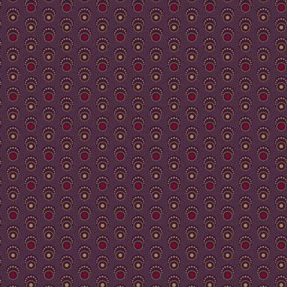 Piecemakers Sampler Purple Half Rounds R170792-PURPLE by Pam Buda for Marcus Fabrics