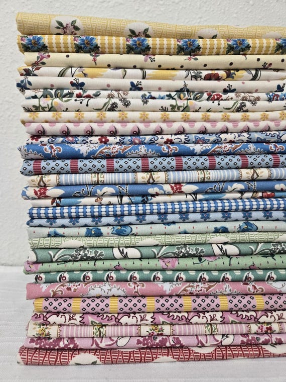 Heritage Garden...HALF Yard Bundle...Emma Newman of Gathering Thread...Devonstone Collection...28 prints