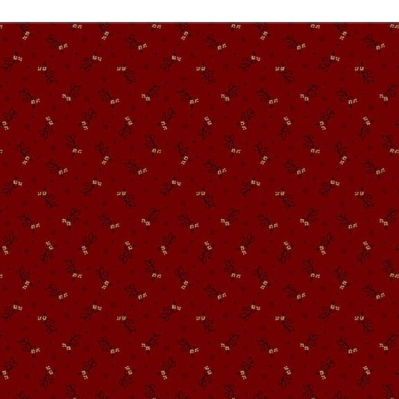 Prairie Dry Goods II...R171650D red...flower whimsy...Pam Buda...Marcus Fabrics