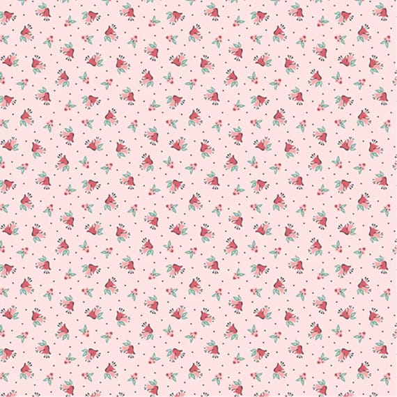Frost and Flurry...Berries & Bells Pink...Sheri McCulley...Poppie Cotton