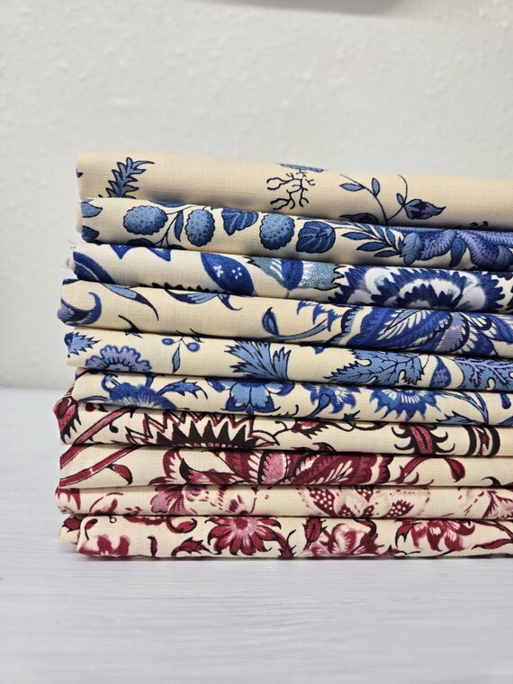 Petra Prins Collection...FQ China Blue & Red...Devonstone Collection...10 prints