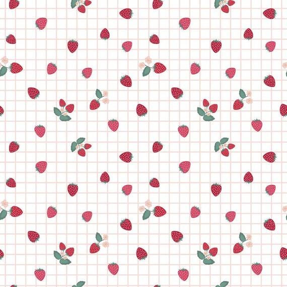 Berry Market...C15747-WHITE...Beverly McCullough...Riley Blake Designs