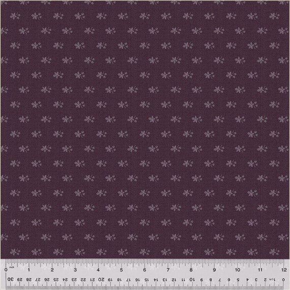 Circa: Purple Ditsy Stem Plum 53952-2-1 by Whistler Studios for Windham Fabrics