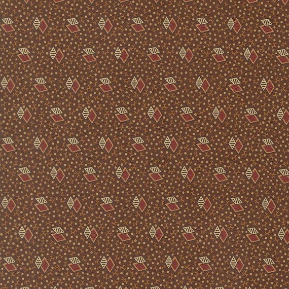 Miss Mollie 1850-1890...47567 12 Dark Chocolate...Betsy Chutchian...Moda Fabrics