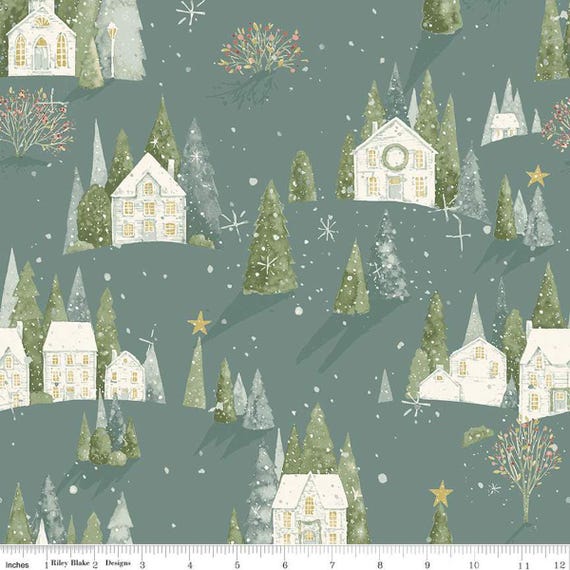 Magical Winterland...Home Sweet Home Winter C14940-WINTER...Lisa Audit...Riley Blake Designs