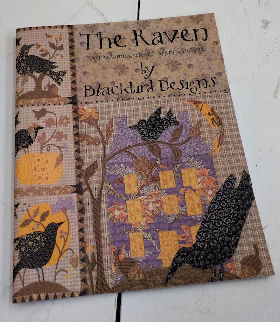 The Raven by Blackbird Designs, halloween, raven, applique, quilting
