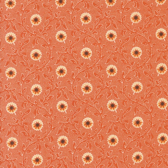 Pumpkin Spice Gatherings...Trumpet Vine 49290-15...Primitive Gatherings...Moda Fabrics