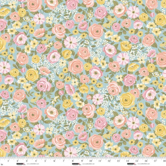 Layla...9010-17...Serene Blue...Chelsea Designworks...Studio e Fabrics