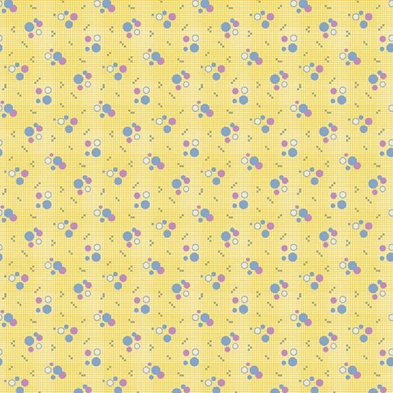 Aunt Grace Calicos R350680-YELLOW Dots by Judie Rothermel for Marcus Fabrics