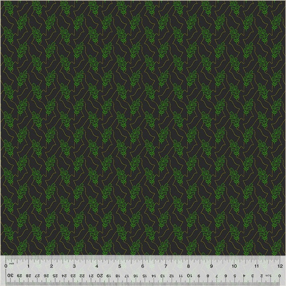 Circa: Poison Green...Verdure Soot 54094-1-1...Whistler Studios...Windham Fabrics