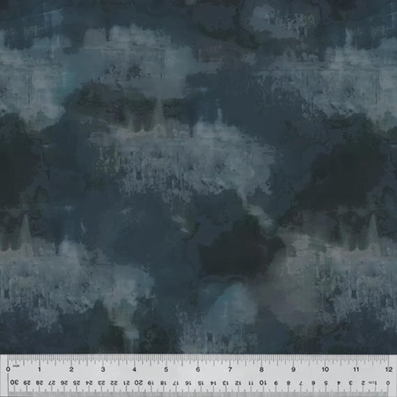 Winter Whisper...54683-8 Midnight...Drift...Whistler Studios...Windham Fabrics