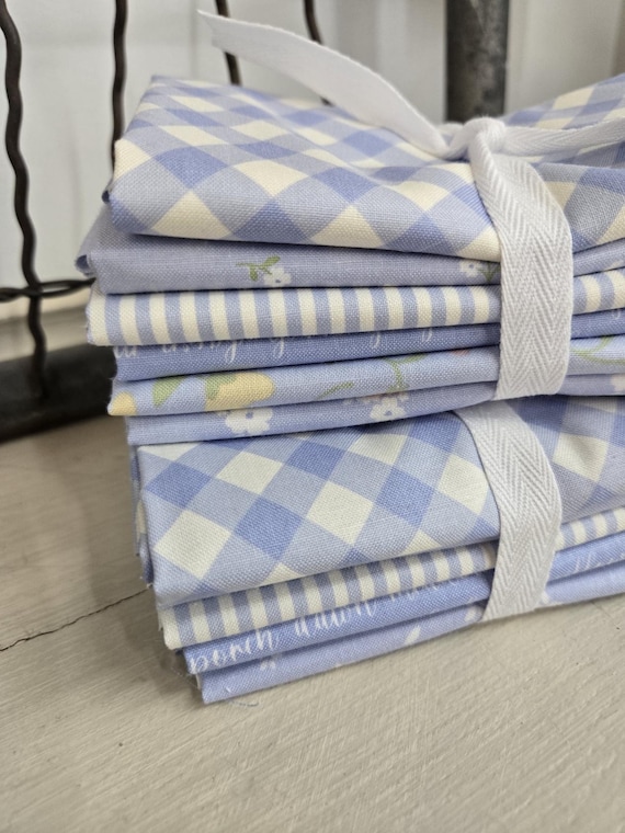 Pastel Prairie...Mist & Sky FQ Bundle...Heather Briggs of My Sew Quilty Life...Moda Fabrics...6 prints