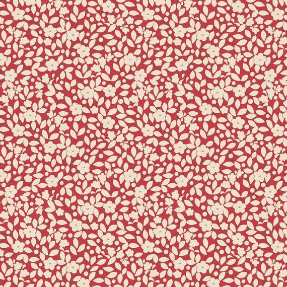 Creating Memories...Winter Reds and Greens...Avery Red TIL130144-V15...Tilda fabrics...Tone Finnanger