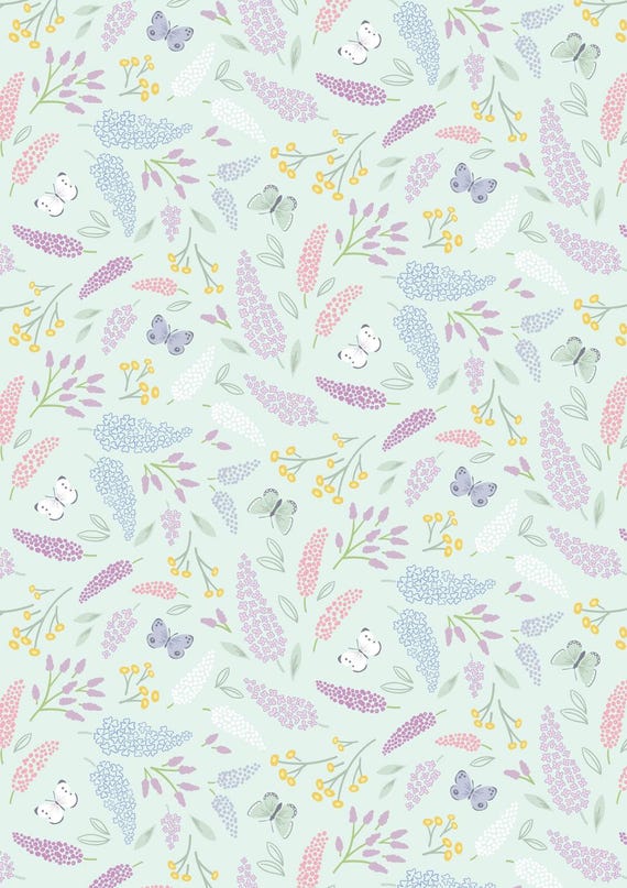 Dear Spring...CC67.2...symphony...pale turquoise...Cassandra Connolly...Lewis & Irene