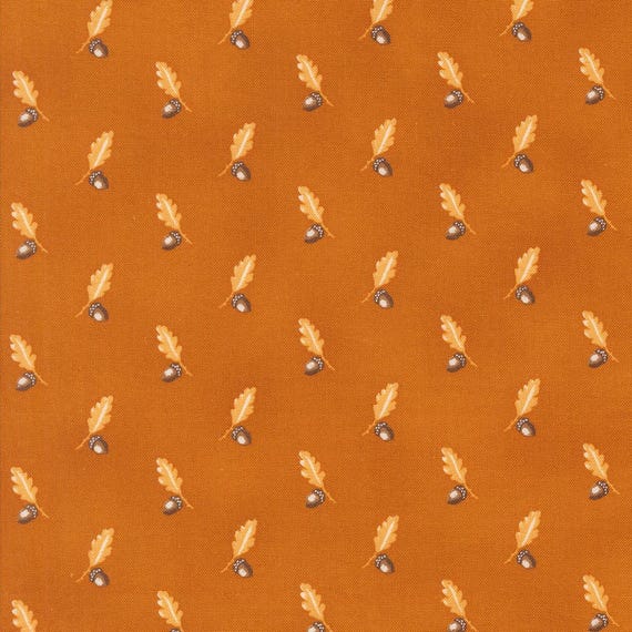 Pumpkin Spice Gatherings...Pumpkin 49291-19...Primitive Gatherings...Moda Fabrics