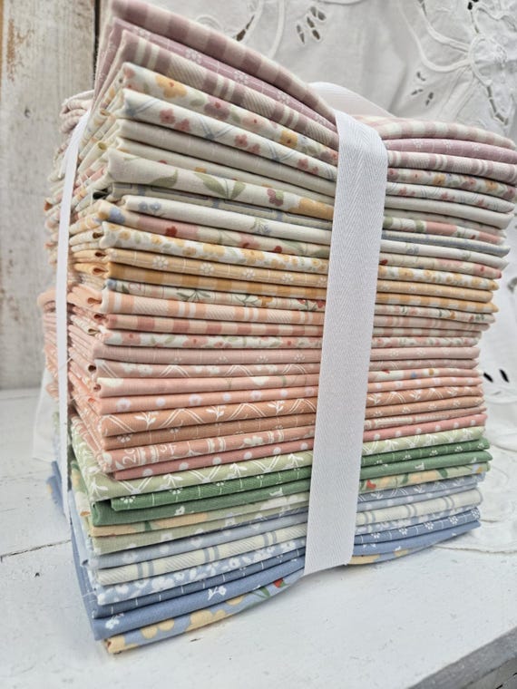 Cottage Charm...HALF YARD Bundle...Heather Briggs of My Sew Quilty Life...Moda Fabrics...40 prints