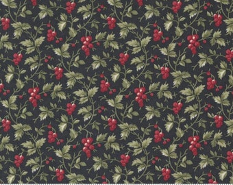 Poinsettia Plaza Ebony 44294 15 by 3 Sisters for Moda Fabrics