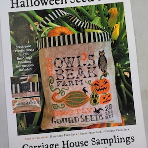 Halloween Seed Sack by Carriage House Samplings...cross-stitch design