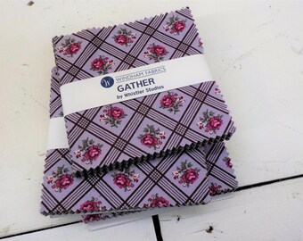 Gather charm pack by Whistler Studios for Windham Fabrics, 42--5 inch squares