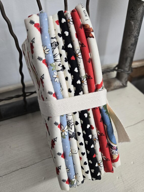 Be My Valentine...FQ Bundle...Mary Mulari...Marcus Fabrics...8 prints