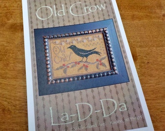 Old Crow by La-D-Da...cross stitch pattern