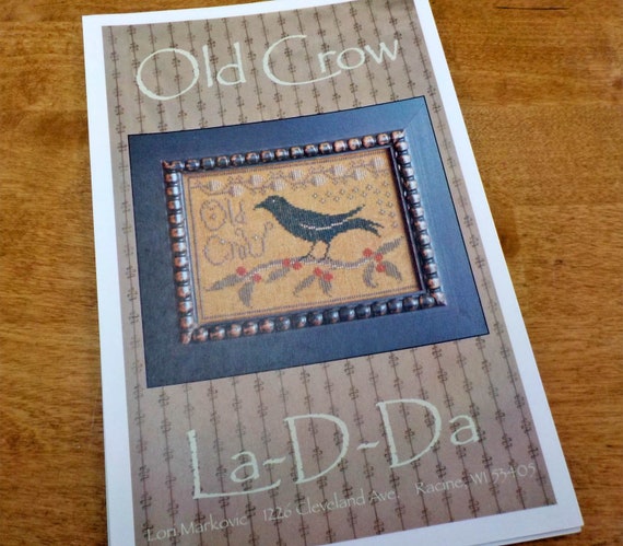 Old Crow by La-D-Da...cross stitch pattern