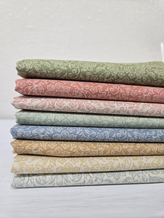 Songbird...Lila Blenders...1/3 Yards--Bundle...a Tilda Collection...Tone Finnanger...8 prints