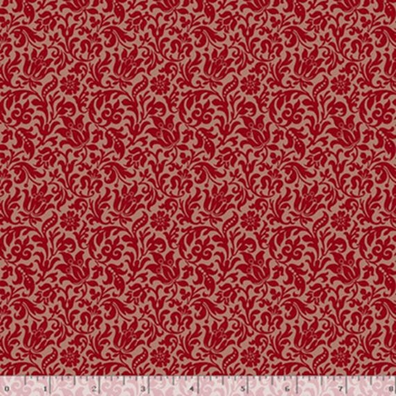 Elegant Estate...R331191D RED...Silhouettes...Judie Rothermel...Marcus Fabrics