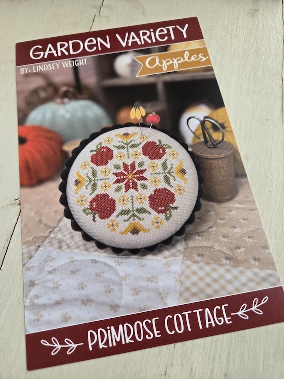 Garden Variety...Apples...Lindsey Weight for Primrose Cottage Stitches...cross stitch chart
