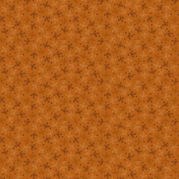 Cheddar and Coal III...R171480D CHEDDAR...Leaves...Pam Buda...Marcus Fabrics