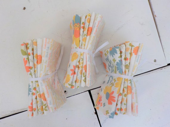 Cozy up cloud florals 5 fat quarter bundle by Corey Yoder of Coriander Quilts for Moda Fabrics