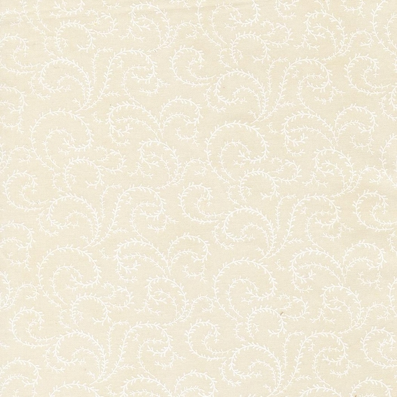Breathtaking Blues...44407 21 Porcelain White...3 Sisters...Moda Fabrics