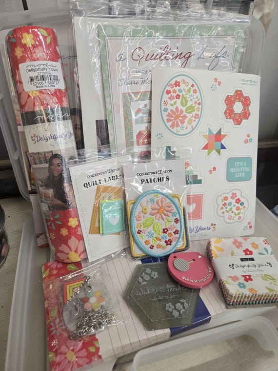 Sunbonnet...Collector Bin...Heather Briggs/My Sew Quilty Life...Moda Fabrics