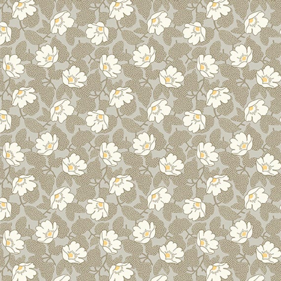Abloom Stone Poppymallow A-864-C designed by Renee Nanneman for Andover