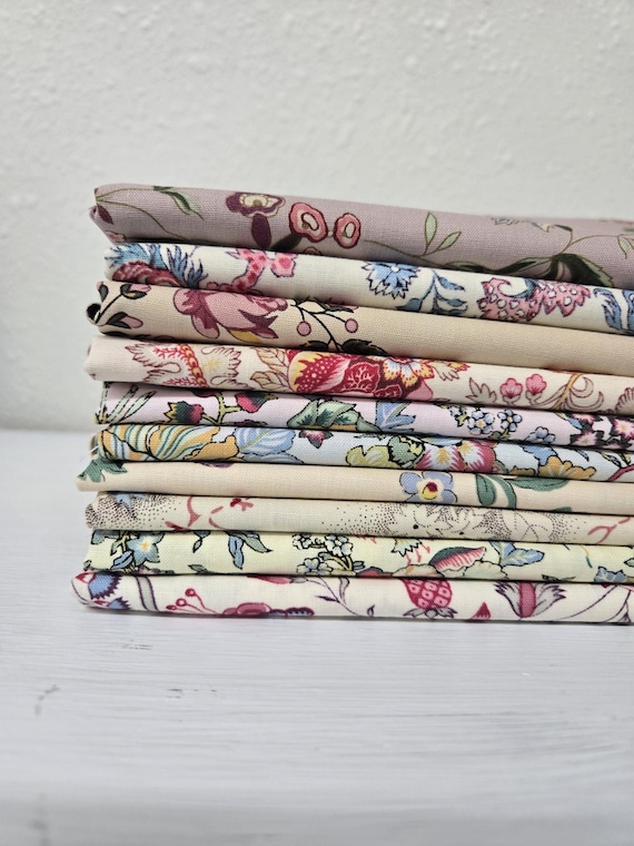 Petra Prins Collection...Country Garden HALF Yard bundle...Devonstone Collection...10 prints