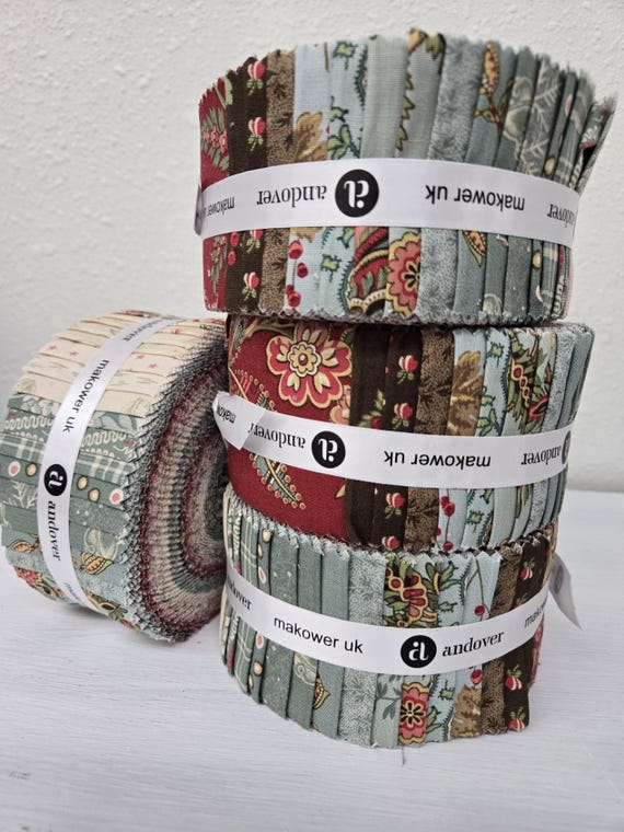 Jingle Bell...Roll...Edyta Sitar...Laundry Basket Quilts...Andover...40 strips
