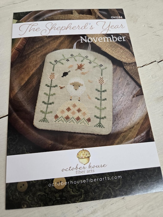 The Shepherd's Year...November...October House Fiber Arts...cross stitch chart