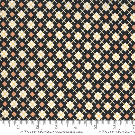 Kitty Corn Midnight 31174 17 by Urban Chiks for Moda Fabrics, halloween, autumn