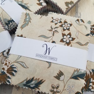Garden Tale...5 inch squares...Jeanne Horton...Windham Fabrics