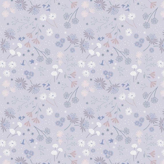 Evenfall...Night Garden Pale Misty Lilac CC42-2...Cassandra Connolly...Lewis & Irene