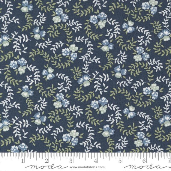 Sunnyside Daydream Navy 55284 12 by Camille Roskelley for Moda Fabrics