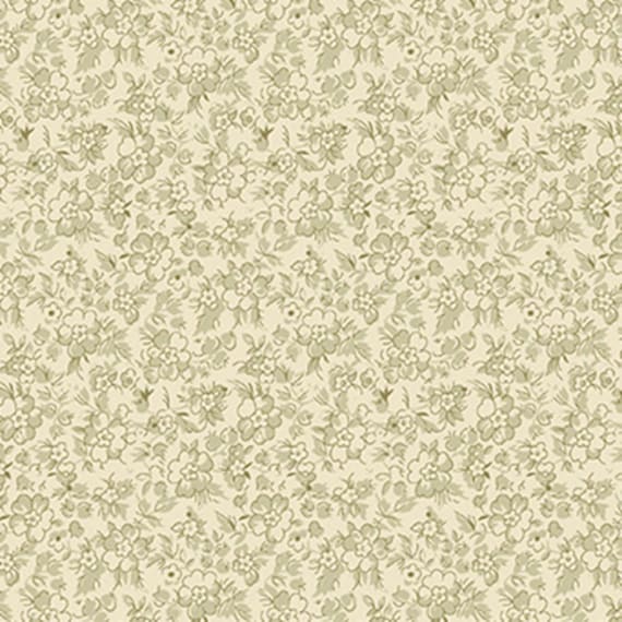 Beloved...1665341B...calico...sage natural...April Cornell...Benartex