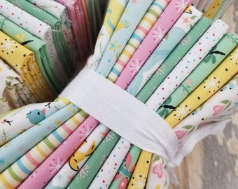 Finding Wonder fat quarter bundle by Sheri McCulley for Poppie Cotton, 10 fat quarters