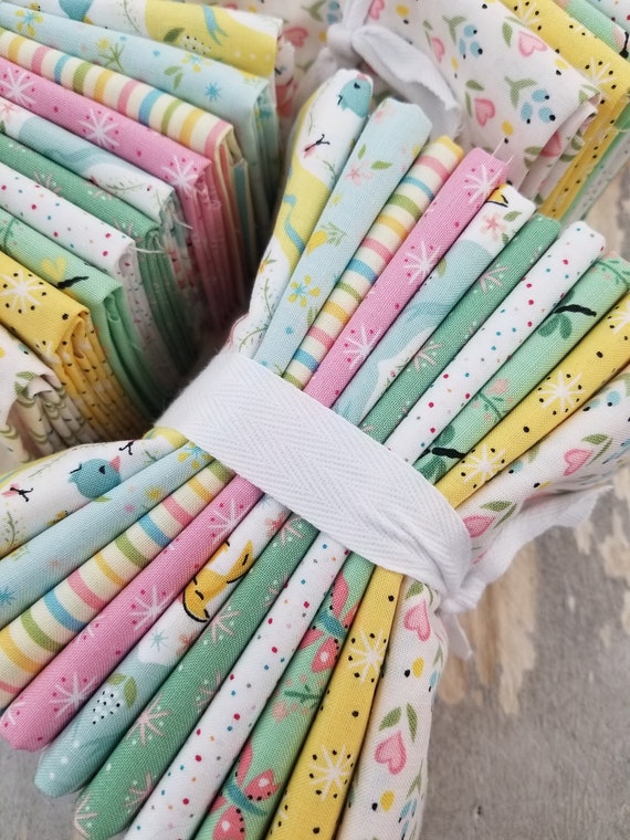 Finding Wonder fat quarter bundle by Sheri McCulley for Poppie Cotton, 10 fat quarters