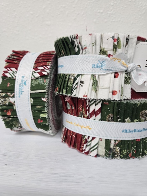 Holiday Spirit...Rolie Polie...Lisa Audit...Riley Blake Designs...40 strips