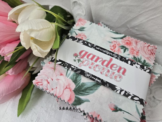 Garden Picnic...Charm Pack...Maywood Studio...42--5 inch squares